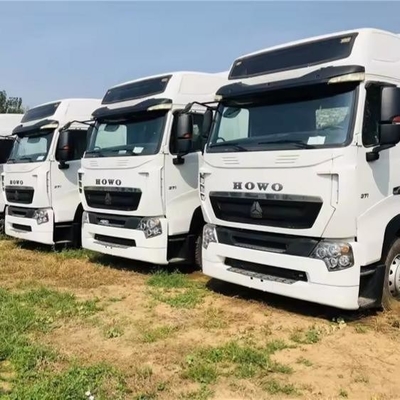380 pk Sinotruk HOWO A7 T7 Traktortruck 6X4 10 banden met 1 jaar service na verkoop