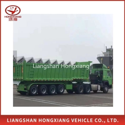 CE-goedgekeurde 7c-3 dumptrailer met bandenummer