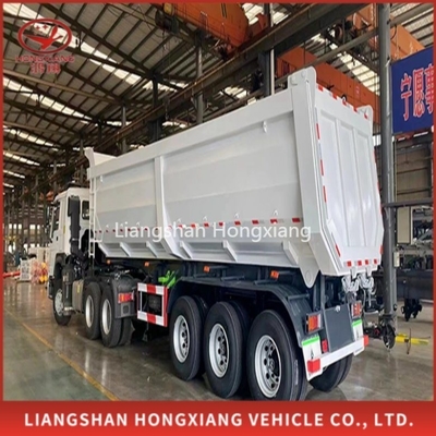 40ton Dump Trailer en RC Trailer Dump Truck Trailer 13500X3000X1550 mm Tread 2240mm