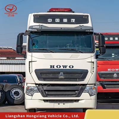 1 Jaar naverkoopservice CNG 6X4 Tractor HOWO T7 Euro 5 Tractorkop en stoelen ≤5