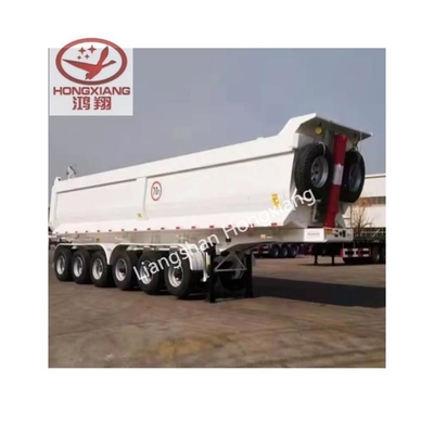Ontwerp 3/4 Assen 40FT zijwand Semi-trailer Flat Bed Gesloten Cargo Dump Truck Trailer