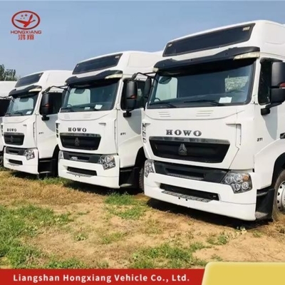 Hot HOWO T7 6X4 methaan trekker vrachtwagen motor Vermogen&gt; 8L en 1 jaar service na verkoop