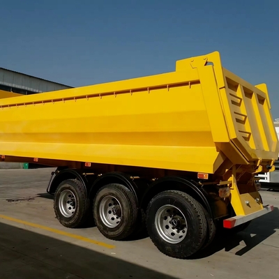 25cbm 32cbm 8 ton aanhangwagen eind achterste dumper half vrachtwagen met 13500X3000X1550 mm grootte