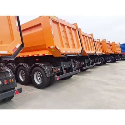 25cbm 32cbm 8 ton aanhangwagen eind achterste dumper half vrachtwagen met 13500X3000X1550 mm grootte