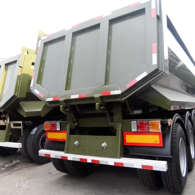 40 kubieke meter aanhangwagen achterste dumper half-aanhangwagens aanhangwagen 13500X3000X1550 mm