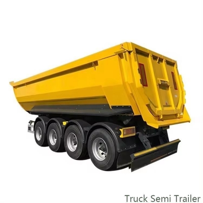 4 Assen Achterste Hydraulische Lifting Tipper Dump Semi-trailer met After-Sales Service