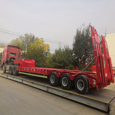 2024 40 FT 3 As Tri As Flat Bed Flatbed Container Halve aanhanger met aanpassing