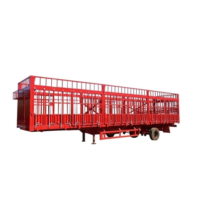 Heavy Duty 2 Axles 3 Axles Fence Cargo Semi-trailer met 8.12.16 banden en 1820 mm loopvlak