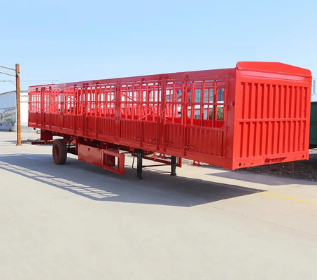 Heavy Duty 2 Axles 3 Axles Fence Cargo Semi-trailer met 8.12.16 banden en 1820 mm loopvlak