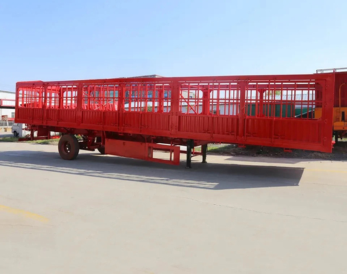 Heavy Duty 2 Axles 3 Axles Fence Cargo Semi-trailer met 8.12.16 banden en 1820 mm loopvlak