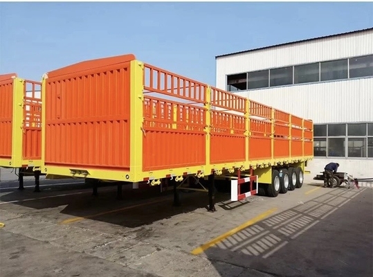 60 80t veestapelwagon voor het vervoer van dieren Semi-trailer met 2.3.4 Asconfiguratie