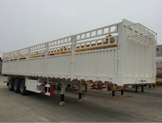 60 80t veestapelwagon voor het vervoer van dieren Semi-trailer met 2.3.4 Asconfiguratie
