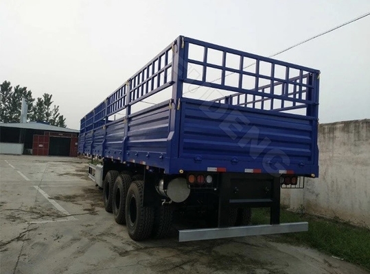 60 80t veestapelwagon voor het vervoer van dieren Semi-trailer met 2.3.4 Asconfiguratie