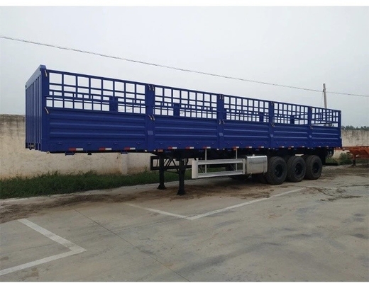 60 80t veestapelwagon voor het vervoer van dieren Semi-trailer met 2.3.4 Asconfiguratie