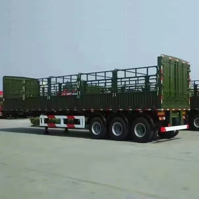40 ton bulk vrachtvervoer hek half-aanhangwagen met ABS anti-blokkeringrem systeem