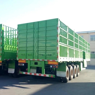 40 ton bulk vrachtvervoer hek half-aanhangwagen met ABS anti-blokkeringrem systeem