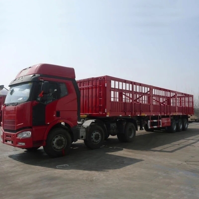 40 ton bulk vrachtvervoer hek half-aanhangwagen met ABS anti-blokkeringrem systeem