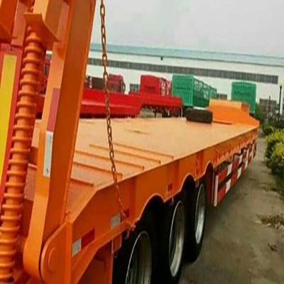 13t as 4 as laagbed 120 ton laagbed vrachtwagen halfrijtuig voor bouwmachines