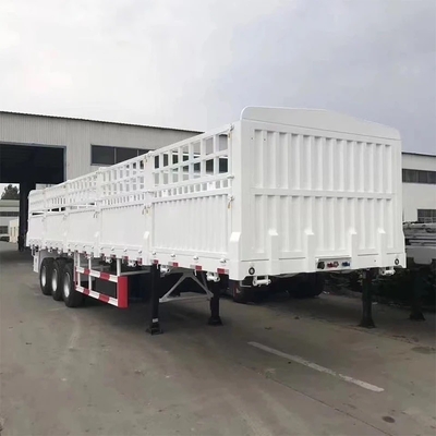 40-100 ton bulkgoedervervoer hek half-aanhangwagen met lichte ophanging