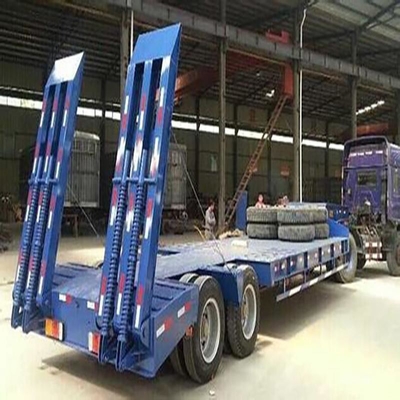 3 assen 60 ton aanhangwagen laadmachine lowbed low bed truck semi-trailer met aanpassing