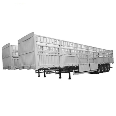 4 Axis Side Wall Trailer Fence Cargo Semi-trailer met lichte belastingkwaliteit betaalbaar