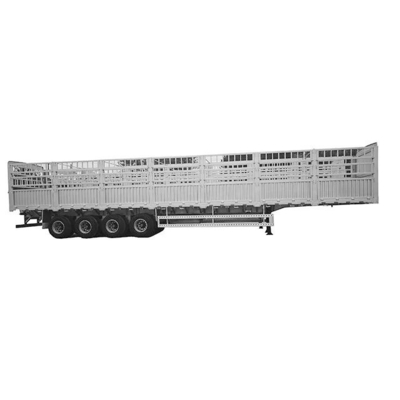 4 Axis Side Wall Trailer Fence Cargo Semi-trailer met lichte belastingkwaliteit betaalbaar