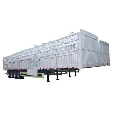 4 Axis Side Wall Trailer Fence Cargo Semi-trailer met lichte belastingkwaliteit betaalbaar