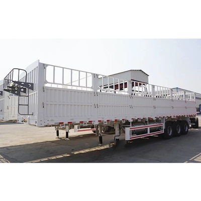 3-assige 40-voet zijwand aanhangwagen 40-100 ton hek vracht half-aanhangwagen binnen licht werk