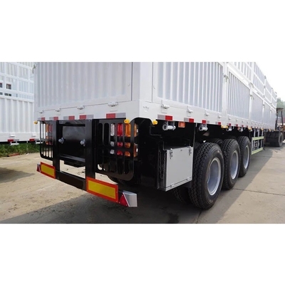 3-assige 40-voet zijwand aanhangwagen 40-100 ton hek vracht half-aanhangwagen binnen licht werk