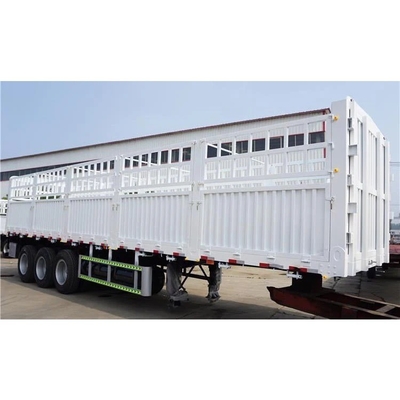 3-assige 40-voet zijwand aanhangwagen 40-100 ton hek vracht half-aanhangwagen binnen licht werk