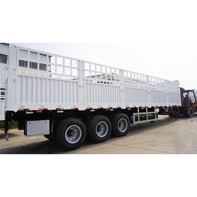 3-assige 40-voet zijwand aanhangwagen 40-100 ton hek vracht half-aanhangwagen binnen licht werk