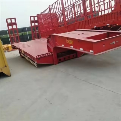 Vans type 3 As 40 FT Flat Half Low Bed Loader Hook Board Transport Trailer in Oezbekistan