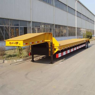 Klasse zware wagen 40 FT 60FT Drie lijnen zes assen laagbed platbed trailer met as van 13 ton