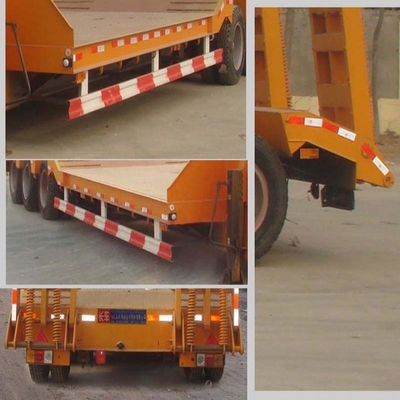 Klasse zware wagen 40 FT 60FT Drie lijnen zes assen laagbed platbed trailer met as van 13 ton