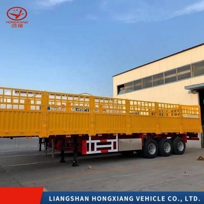 3 Assen 40FT Warehouse Type Side Wall Fence Semi-trailer Top Tarpaulin Fence Cargo Semi-trailer