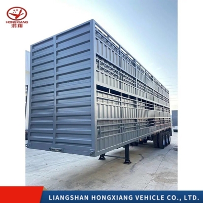 3 Assen 40FT Warehouse Type Side Wall Fence Semi-trailer Top Tarpaulin Fence Cargo Semi-trailer