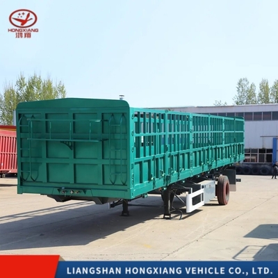 5.8 ton Side Wall Truck Trailer ABS Anti-lock Braking System hek Cargo Semi-trailer