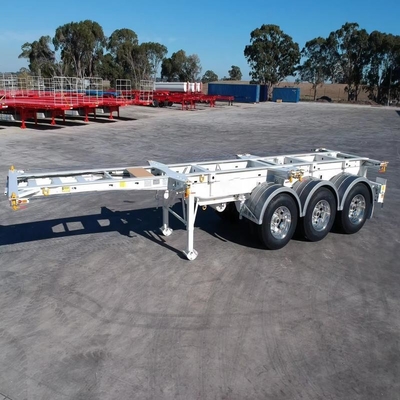 50 Tbelow Load Seven Bridge Traktor Trucks Flatbed Low Bed Semi-trailer met as van 13 t