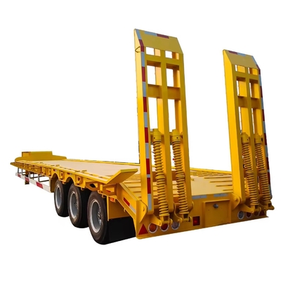 3 Jaar After-Sales Service Tweedehands 4 Assen 40t Lage Platbed Trailer Dolly Lage Bed
