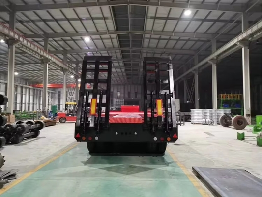 Mac Pherson-type platbed Truck Low bed Car Dolly Trailer met twee snelheid landing been