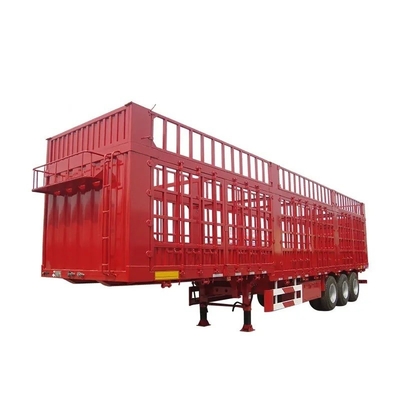 Kruisarm Type 3 Assen 40FT 12m 12,5m 40ton 50ton Semi-Loc Truck Trailer met zijdewand hek