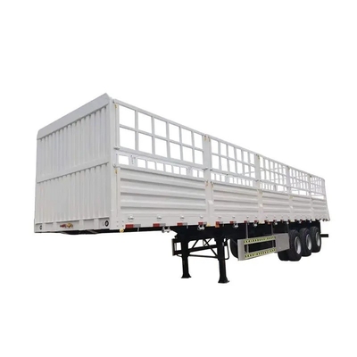 Kruisarm Type 3 Assen 40FT 12m 12,5m 40ton 50ton Semi-Loc Truck Trailer met zijdewand hek