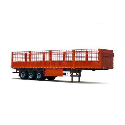 Hoog hek zijdekant muur stapel half-trailer met aanpassingsoptie en 1820mm loopvlak