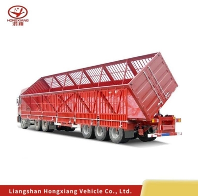 ABS anti-vergrendelingssysteem Traktor Dump Trailer Customized Side Tipper Semi Trailers