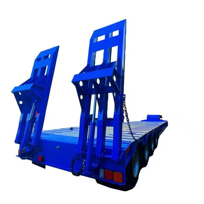 12 Bandnummer Platbed Semi-trailer 20 ton 20ft 40ft Capaciteit en containervervoer