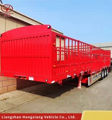 Vervoertuig van het type van de lichte dienst Klasse 3 Assen 60t Side Dump Semi-trailer Populaire Tilt Semi-trailer
