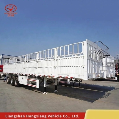 Vervoertuig van het type van de lichte dienst Klasse 3 Assen 60t Side Dump Semi-trailer Populaire Tilt Semi-trailer