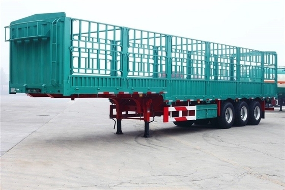 Na-verkoopservice 1 jaar Warm 3 As Barn Semi-trailer Zaal Trailer Custom Lengte