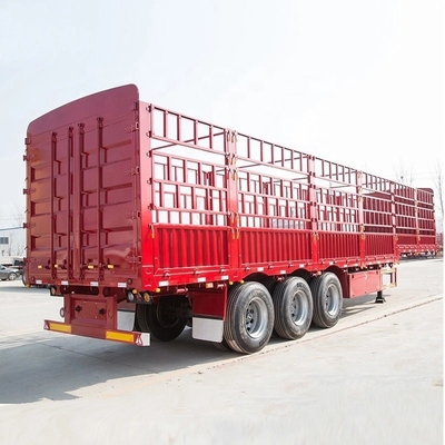 3 assen 50t Tri-assen 50 ton zware omheining Semi-trailers Staak Semi-trailer met 1