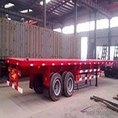 Lowboy Semi-trailer 60-80t met opvouwbare structuur en platbed optie inbegrepen
